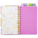 Silver Buffalo Care Bears Spiral Tabbed Notebook Featuring Grumpy Bear, Share Bear, Tenderheart Bear, Cheer Bear, Bedtime Bear, and Good Luck Bear, 8” x 5”