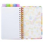 Silver Buffalo Care Bears Spiral Tabbed Notebook Featuring Grumpy Bear, Share Bear, Tenderheart Bear, Cheer Bear, Bedtime Bear, and Good Luck Bear, 8” x 5”