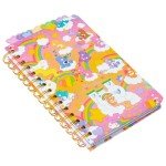 Silver Buffalo Care Bears Spiral Tabbed Notebook Featuring Grumpy Bear, Share Bear, Tenderheart Bear, Cheer Bear, Bedtime Bear, and Good Luck Bear, 8” x 5”