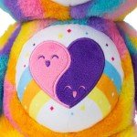 Care Bears 14" Friends Forever Bear Plushie - Tie-Dye Multicolored Made from Recycled Materials! Soft and Huggable! – Good for Girls and Boys, Employees, Collectors, Ages 4+