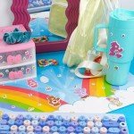 Care Bears Puffy Sticker Playset - Over 75 Reusable Stickers & 2 Play Scenes, Fun Activities, Travel Toys for Kids Ages 4-8