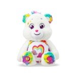 Care Bears Medium Plush - True Friend Bear - Perfect Stuffed Animal Holiday, Birthday Gift, Super Soft and Cuddly – Good for Girls and Boys, Employees, Collectors