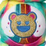 Care Bears 9" Glitter Good Vibes Bear - Tie-Dye Multicolored, Made from Recycled Materials! – Good for Girls and Boys, Collectors, Ages 4+