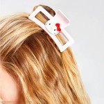 Hello Kitty x Kitsch Hair Clips for Women - Durable, Strong Hold All Day, Cute Jumbo Claw Clips for Thick Hair, Hello Kitty Stuff for Girls - 1 Pc