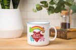 Silver Buffalo Care Bears Featuring Good Luck, Tenderheart, Bedtime, and Cheer Bear Rainbow Heart Ceramic Camper Mug, 20 Ounces