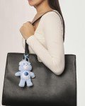 SALLY ROSE Care Bears Plush Keychain Set of 2, Cheer Bear and Grumpy Bear Key Chain, Bag Charms for Backpack and Purse, Care Bear Gifts