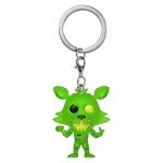 Funko Pop Keychain: Five Nights at Freddy's - Radioactive Foxy - FNAF Novelty Keyring - Collectable Mini Figure - Stocking Filler - Gift Idea - Official Merchandise - Video Games Fans