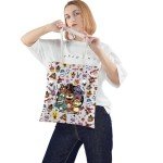 WZMPA Freddy Bear Cosmetic Bag Horror Movie Inspired Gifts Freddy Fazbear Makeup Zipper Pouch Bag For Movie Fans (Freddy Bear-T)