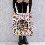 WZMPA Freddy Bear Cosmetic Bag Horror Movie Inspired Gifts Freddy Fazbear Makeup Zipper Pouch Bag For Movie Fans (Freddy Bear-T)