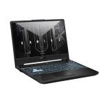 ASUS TUF Gaming A15 Gaming Laptop, 15.6” FHD 144Hz Display, NVIDIA® GeForce RTX™ 2050, AMD Ryzen™ 5 7535HS, 8GB DDR5, 512GB PCIe® Gen4 NVMe™ SSD, Wi-Fi 6, Windows 11, FA506NF-ES51