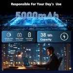 Laptop Gaming,Gaming Laptops,16GB DDR4 512GB SSD,16"FHD 1920*1080P PC,Windows 11 Pro,Full Metal Housing,N100 CUP(Up To 3.4Ghz),BT5.0, 5G Wifi, 3*USB3.2, Supports Type C Charging,5000mAh Battery,Gray