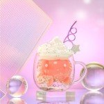 JoyJolt Hello Kitty 50th Anniversary Limited Edition Double Wall Glass Mug, 13.5 oz Insulated Coffee Mug with 3D Design, Cute Mug for Tea, Latte, or Iced Coffee, Kawaii Cup, Sanrio Accessories