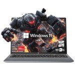 2025 Gaming Laptop, Laptop with AMD Ryzen 7 5700U (8C/16T, Up to 4.3GHz), 16GB RAM 512GB NVMe SSD Laptop Computer, Radeon RX Vega 8 Graphics, 16.1-inch FHD Display, WiFi 6, 53Wh Battery, Backlit KB