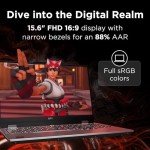 Lenovo LOQ Gaming Laptop - NVIDIA® GeForce RTX™ 4050 6GB - 15.6” FHD Display - AMD Ryzen 7 8845HS - 16GB RAM - 512GB SSD - Windows 11 Home, Luna Grey