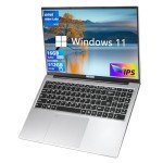 FUNYET 16 Inch Gaming Laptop, Laptop Computer 2025 Windows 11 Pro, 16GB RAM 512GB SSD, Intel 12th Gen N95 Processor(up to 3.4GHz), Backlit Keyboard, Fingerprint Unlock, FHD 1920 * 1200