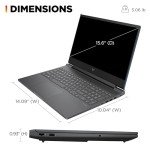 HP Victus 16 Gaming Laptop (16.1" FHD 144Hz, NVIDIA RTX 4070, AMD Ryzen 7 8845HS (> Intel i9-11900H), 32GB RAM, 1TB SSD) Game Streaming, AAA Gaming, Esports, Enhanced Cooling, Win 11 Home