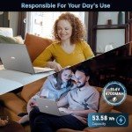 AOC Gaming Laptop with AMD Ryzen 7 5825U Processor(8C/16T, Up to 4.3GHz) 16.1“ FHD Display Laptop Computer with Backlit Keyboard, 16GB RAM 512GB NVMe SSD, WiFi 6, HDMI, USB3.2, Type-C, 53Wh Battery