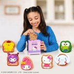 COOKEEZ MAKERY Hello Kitty® and Friends Toasty Treatz Toaster with Scented Plush | Make A Soft and Squishy Surprise Plush Friend | Pop-in-Bread and See A Surprise Plush Pop Up