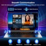 SAINTDISE 15.6" Laptop Computer - Quad-Core N95 Processor (Up to 3.4GHz) Laptop PC 16GB DDR4 512GB SSD, Students Business Laptop Support Touch ID,WiFi, BT4.2, HDMI, USB 3.0