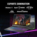 ASUS ROG Strix G17 Gaming Laptop, 17.3" FHD 144Hz, AMD Ryzen 9 7845HX, GeForce RTX 4070, 64GB DDR5 RAM, 2TB PCIe M.2 SSD, HDMI, USB 3.2 Gen 1, Wi-Fi 6, RGB Backlit Keyboard, Windows 11 Pro, Black