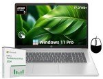 HP 17 Laptop, 17.3" HD+ Touchscreen, AMD Ryzen 5 7530U, AMD Radeon Graphics, 32 GB RAM, 1 TB SSD, HD Webcam, Wi-Fi 6, Long Battery Life, Windows 11 Pro & Office 2024 Lifetime License, w/Accessories