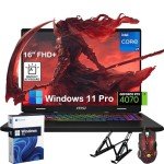 MSI Crosshair Gaming Laptop - with Office Lifetime, 16" FHD+ IPS Display, GeForce RTX 4070, Intel 16-Core i7-14650HX, 64GB DDR5 RAM, 4TB SSD, Backlit Keyboard, Wi-Fi, Windows 11 Pro, w/Accessories