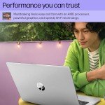 HP 17 Laptop, 17.3" HD+ Touchscreen, AMD Ryzen 5 7530U, AMD Radeon Graphics, 32 GB RAM, 1 TB SSD, HD Webcam, Wi-Fi 6, Long Battery Life, Windows 11 Pro & Office 2024 Lifetime License, w/Accessories