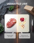 SNOWCLAD Stainless Steel Cutting Board,Double Sided Steel Cutting Board for kitchen,Stainless Steel/Wheat straw pp Large Cutting Board for meat,Dishwasher Safe,non toxic Chopping Board,16 * 11 Inch