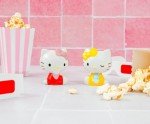 Sanrio Hello Kitty and Mimmy Ceramic Salt and Pepper Shakers, Set of 2 | Spice Dispenser Storage Canisters
