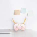 Jay Franco Hello Kitty Bow Toothbrush Holder - Pink Resin Pencil Holder - Bathroom Storage
