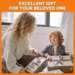 Baker's Friend Multi Mini Waffle Maker Machine, Bake 6 x 3 Inch Small Waffles, Perfect for Families and Individuals Use, Excellent Choice for Breakfast Brunch Parties & Events