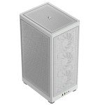 Corsair 2000D Airflow Mini-ITX PC Case - Mini-ITX Form-Factor - Steel Mesh Panels - Three-Slot GPU Support - Cooling-Optimized Interior - Modern Front Panel I/O - White