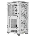 Corsair 2000D Airflow Mini-ITX PC Case - Mini-ITX Form-Factor - Steel Mesh Panels - Three-Slot GPU Support - Cooling-Optimized Interior - Modern Front Panel I/O - White