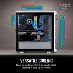 Corsair iCUE 465X RGB Mid-Tower ATX Smart Case, White (CC-9011189-WW)