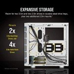 Corsair iCUE 465X RGB Mid-Tower ATX Smart Case, White (CC-9011189-WW)