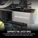 Corsair 3000D RGB Airflow Mid-Tower PC Case – 3X AR120 RGB Fans – Three-Slot GPU Support – Fits up to 8X 120mm Fans – High-Airflow Design – White