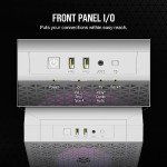 Corsair 3000D RGB Airflow Mid-Tower PC Case – 3X AR120 RGB Fans – Three-Slot GPU Support – Fits up to 8X 120mm Fans – High-Airflow Design – White