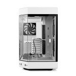 HYTE Y60 Modern Aesthetic Dual Chamber Panoramic Tempered Glass Mid-Tower ATX Computer Gaming Case with PCIE 4.0 Riser Cable Included, Snow White (CS-HYTE-Y60-WW)