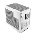 HYTE Y60 Modern Aesthetic Dual Chamber Panoramic Tempered Glass Mid-Tower ATX Computer Gaming Case with PCIE 4.0 Riser Cable Included, Snow White (CS-HYTE-Y60-WW)