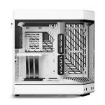 HYTE Y60 Modern Aesthetic Dual Chamber Panoramic Tempered Glass Mid-Tower ATX Computer Gaming Case with PCIE 4.0 Riser Cable Included, Snow White (CS-HYTE-Y60-WW)