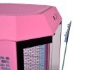 Thermaltake Tower 300 Bubble Pink Micro-ATX Case; 2x140mm CT Fan Included; Support Up to 420mm Radiator; Optional Chassis Stand Kit Allows Horizontal Display; CA-1Y4-00SAWN-00; 3 Year Warranty