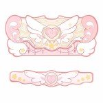 GeekShare Kawaii Mouse Pad Wrist Rest Support Set - Non-Slip Rubber Base Desk Mat and Memory Foam Wrist Rest for Keyboard and Mouse,Perfect for Gaming,or Home Office Work - Star Wings Series