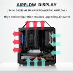 Mechanic Master Cool Cube Series C24 Mini-ITX Case/Alumium/Steel/GPU Length Within 245mm, SFX/L PSU Computer Case (Sakura Pink)