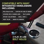 JRC Components Amplitude Underbar Computer Mount for Road & Gravel Bikes | Compatible with Garmin Edge Computers | Lightweight Aero Handlebar Mount for Bicycles (Pink)