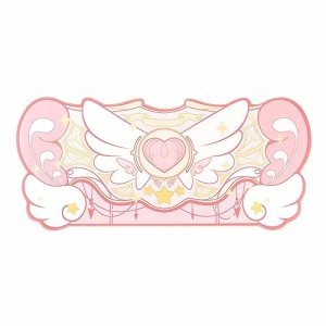 GeekShare Large Gaming Mouse Pad Kawaii Pink Non-Slip Rubber Back Mouse Pad Big Waterproof Desk Mat for Keyboard and Mouse Perfect for Gaming,or Home Office Work - Star Wings（Super Dense Cloth）