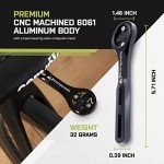 JRC Components Amplitude Underbar Computer Mount for Road & Gravel Bikes | Compatible with Garmin Edge Computers | Lightweight Aero Handlebar Mount for Bicycles (Pink)