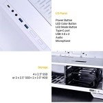 LIAN LI High Airflow ATX White PC Case, RGB Gaming Computer Case, Mesh Front Panel Mid-Tower Chassis, 3 ARGB PWM Fans Pre-Installed, USB Type-C Port, Tempered Glass Panel (LANCOOL 205 MESH C, White)