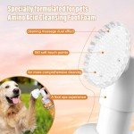 GJYC PET Paw Cleaner for Dogs and Cats,Magic Foam - Clean Paws No-Rinse Foaming Cleanser-Dry Shampoo, Foot Cleaner Brush - with Rose Extract, Odor Control Wash - Good for Puppy