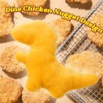 MALLMALL6 Catnip Toys for Cat - 5Pcs Dino Nuggets Cat Toy, Indoor Kitten Chew Bite Kick Dinosaur Chicken Nugget Catmint Interactive Pet Supplies, Cute Pet Gifts for Kitten Lover