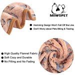 MIWOPET 3 Pack Cat and Dog Blanket Soft & Warm Fleece Flannel Sleep Mat, Great Pet Throw for Puppy, Kitten,Cats,Small Dogs (Small 23" x 15")